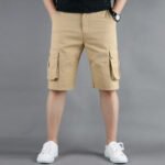 Mens Casual Cargo Shorts with Side Pockets - Image 6