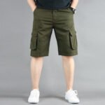 Mens Casual Cargo Shorts with Side Pockets - Image 5