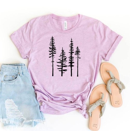 data-13.jpg Pine Tree T-shirt - Image 1