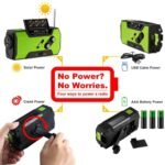Emergency Hand Crank Radio Solar Radio Power Bank - Image 2