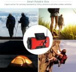 Emergency Hand Crank Radio Solar Radio Power Bank - Image 6